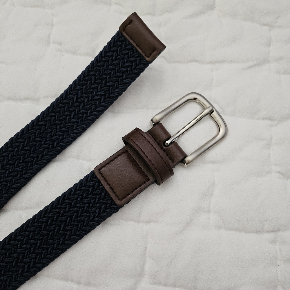 Crewcuts/JCrew Boys Navy Woven Belt XL